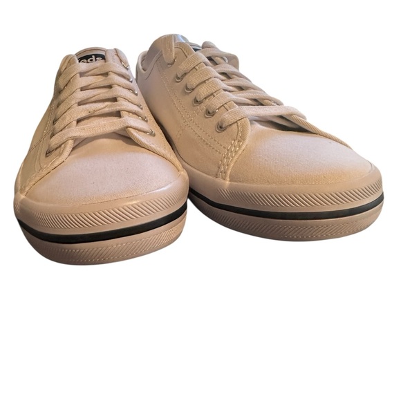 NIB Keds White Canvas Sneakers Size 7 - Picture 3 of 5